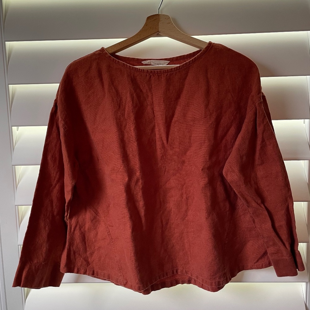 Elizabeth Suzann Linen Parabola top